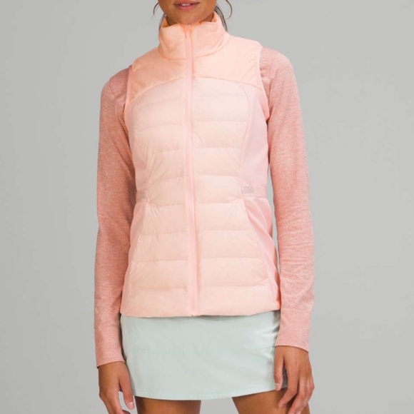 Lululemon Down for It All Vest Pink Size 4 - Picture 2 of 9